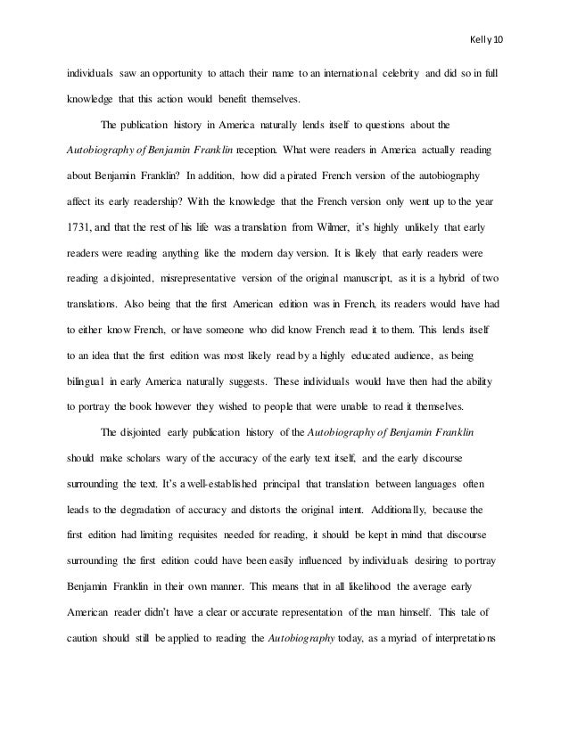 benjamin franklin essays